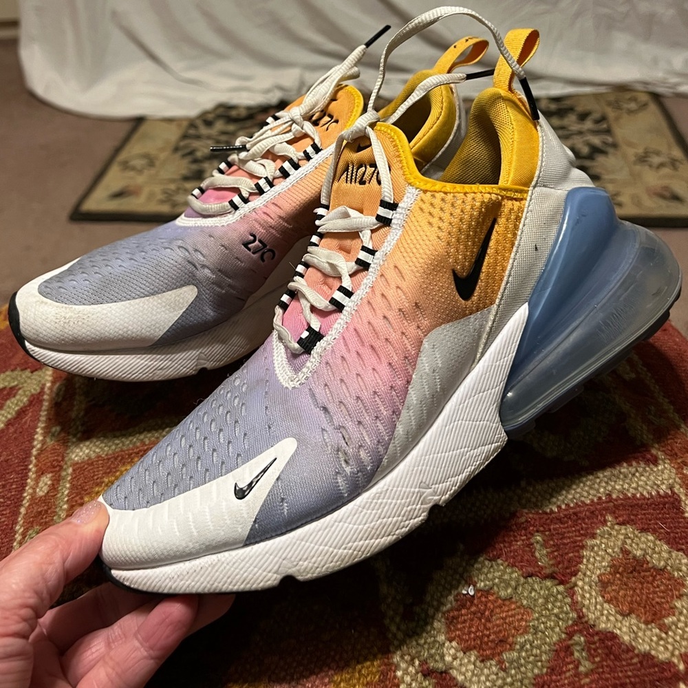 7 Mens Ladies 8.5 Nike Air Max 270 Gradient University AH8050-702 - Picture 12 of 13
